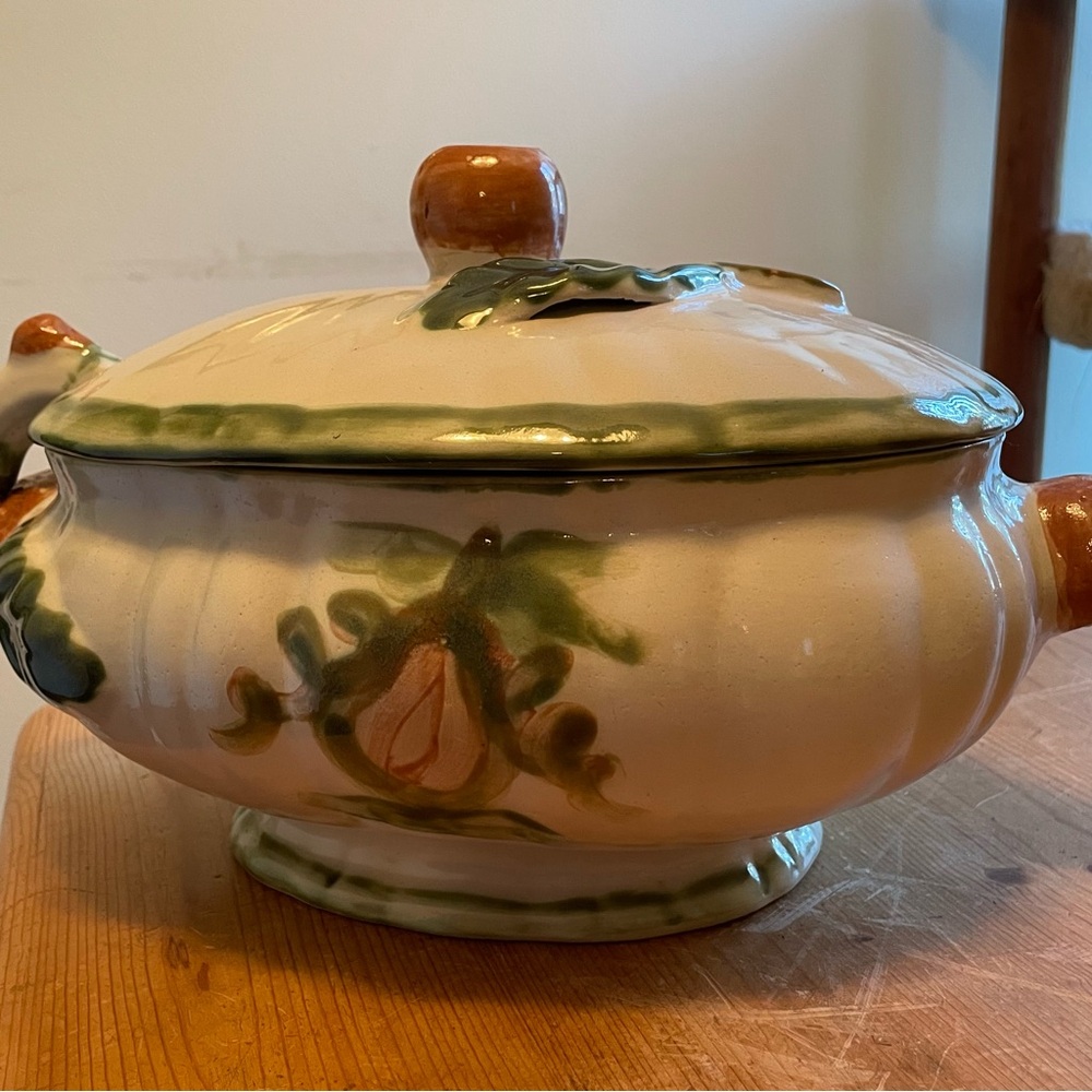 Vintage Louisville Stoneware Soup Tureen With Ladle‎ John B Taylor “Harvest” - Picture 2 of 12